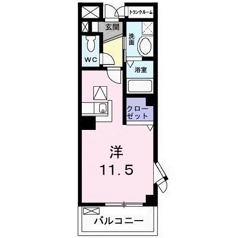 グリーンヒルズ大澤Ｂの間取り