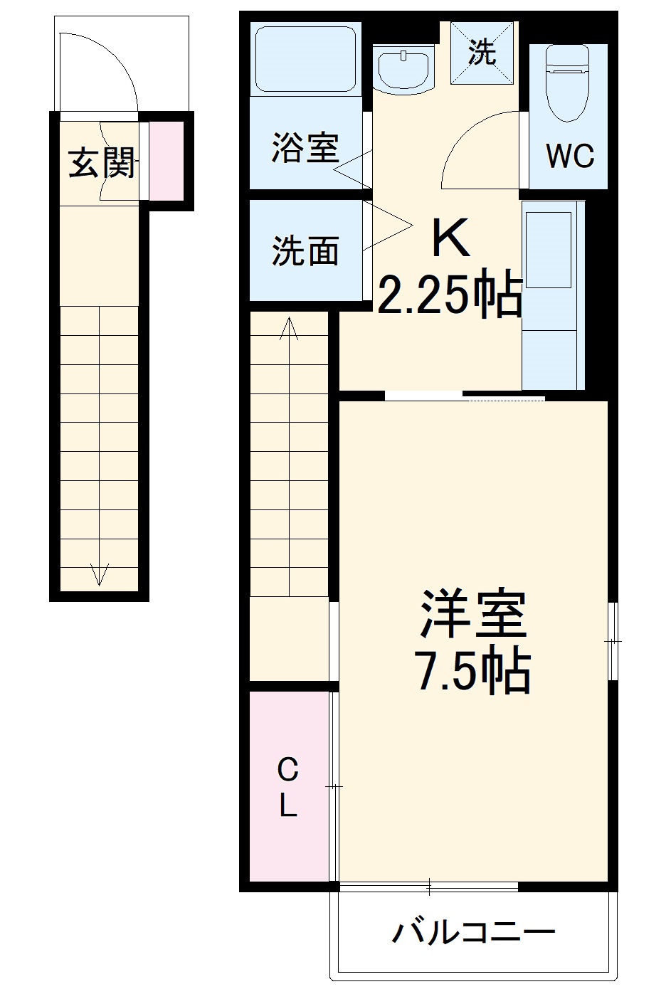 ボンヌール アビタシオンの間取り