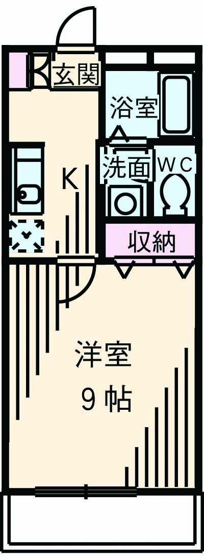 リバーアップ六実の間取り