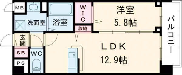 アグレアーブルの間取り