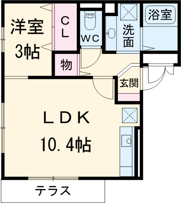 ラメゾンピック和泉中央の間取り