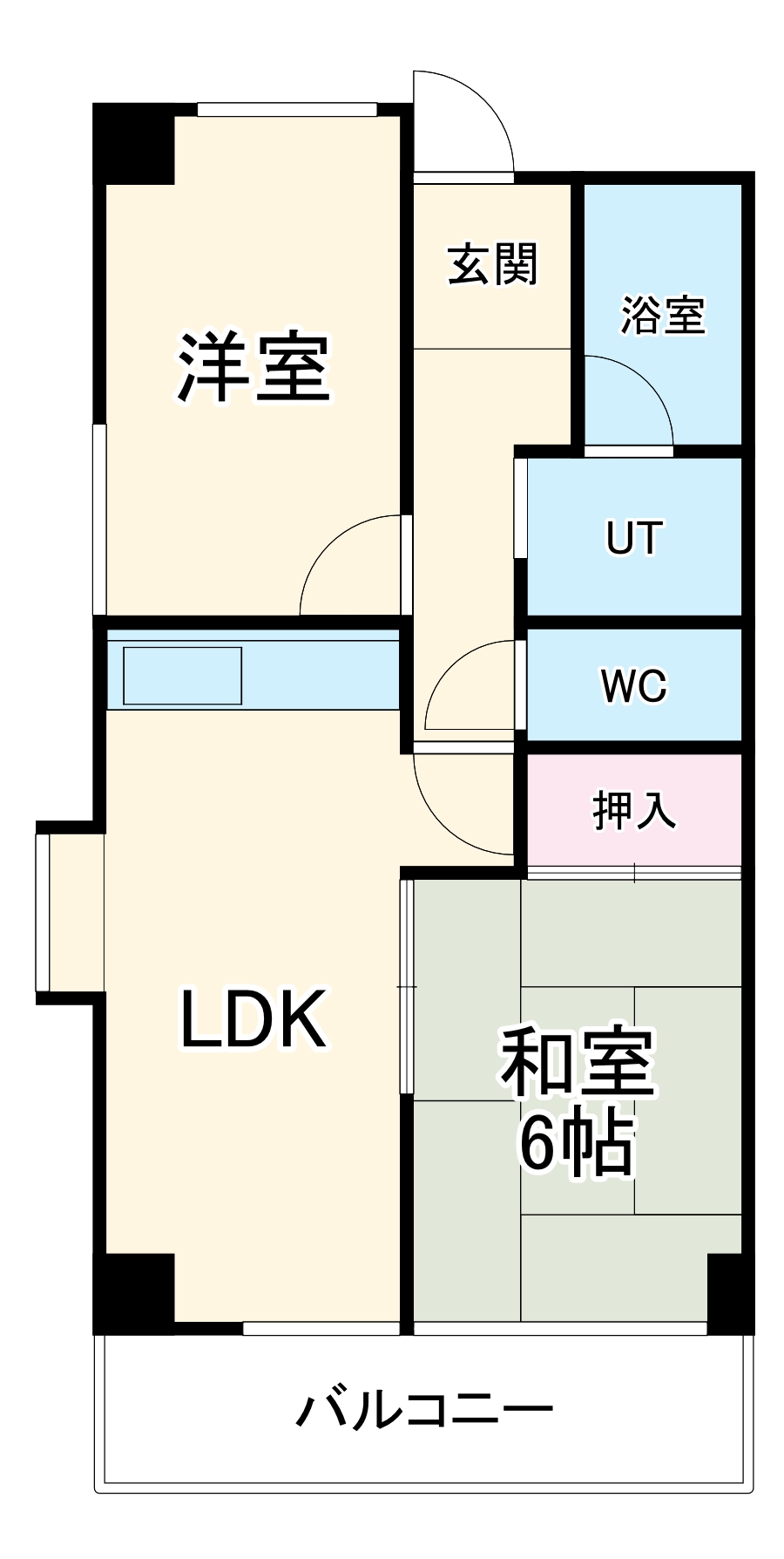 SHマンション名東の間取り
