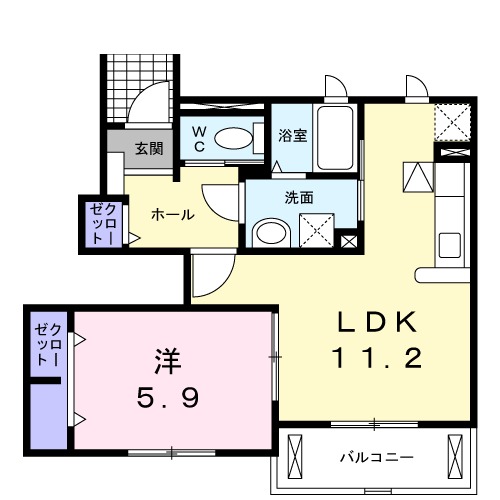 アンダンテ=モンテ・ウノの間取り