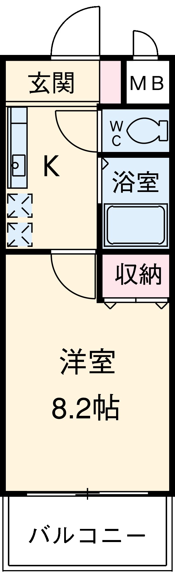 サンライズ新金山の間取り