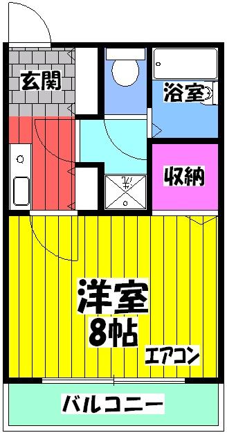 クリスタル・メゾン・ベガの間取り