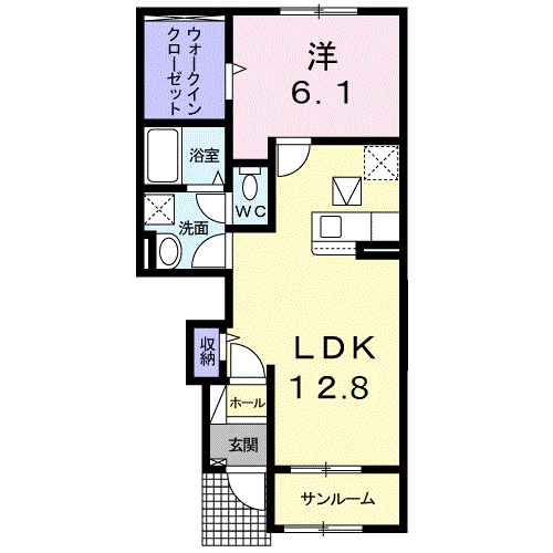 ルナソーレの間取り