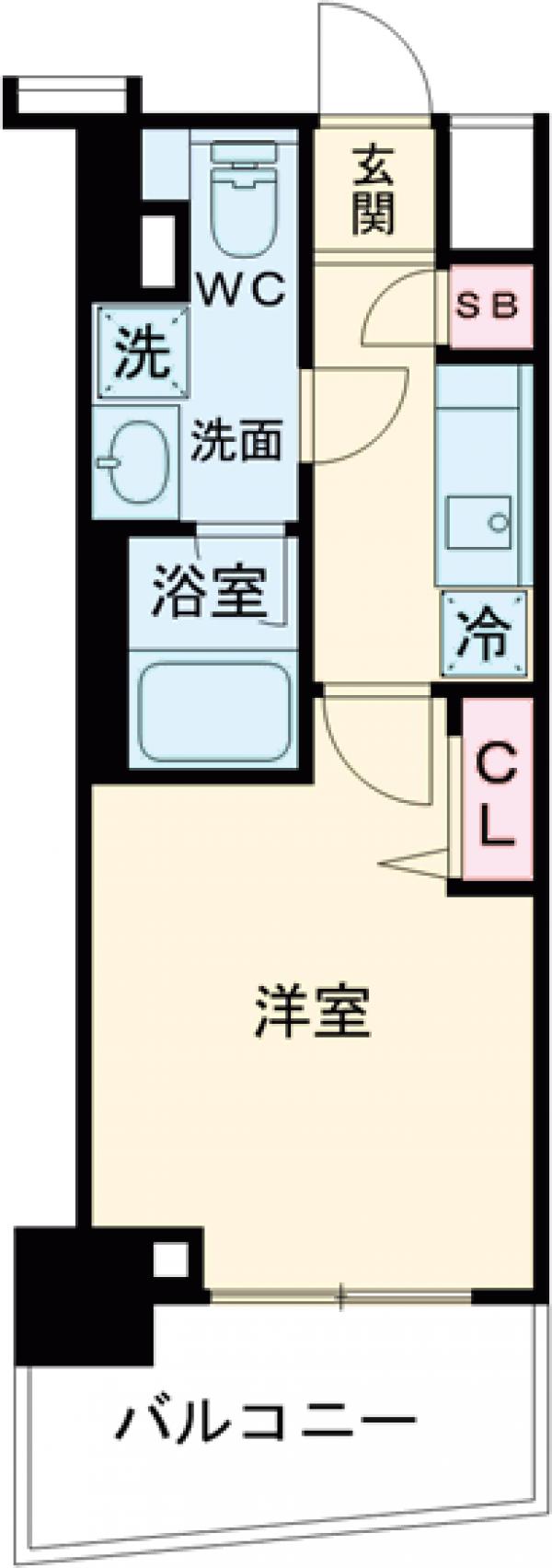 メインステージ八幡山の間取り