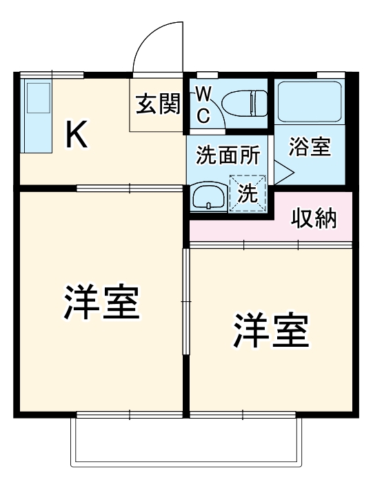 スカイハイツの間取り