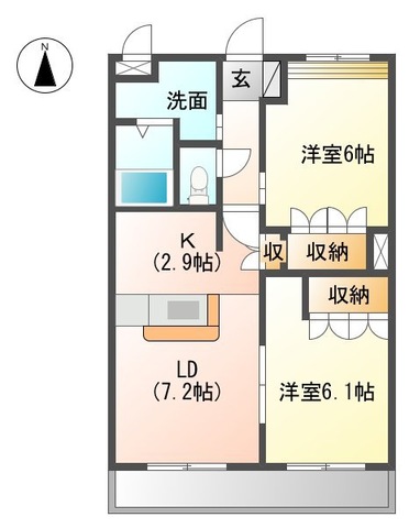 グレイスヒルの間取り