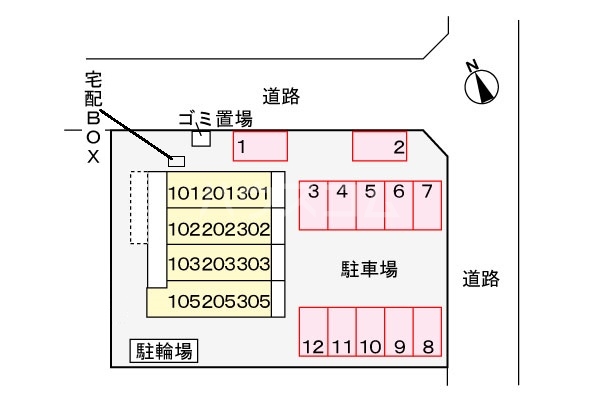 4/7 駐車場