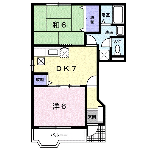 クレディヒルBの間取り