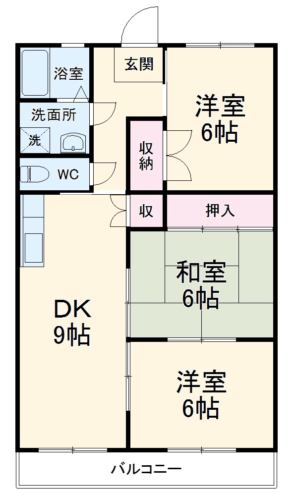 ファミール幸の間取り