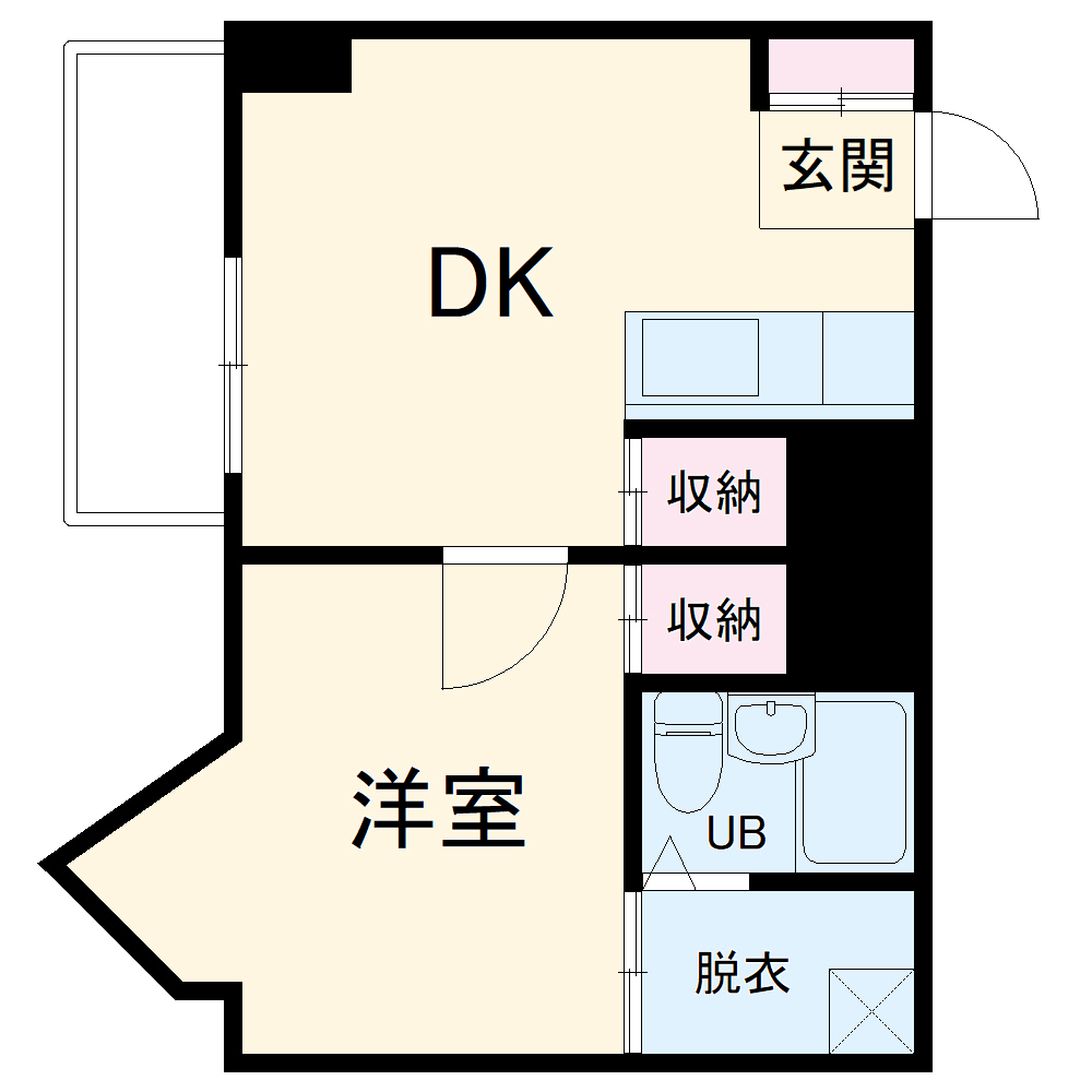 第12明智ビルの間取り