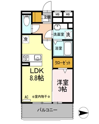 WING KASUGAIの間取り