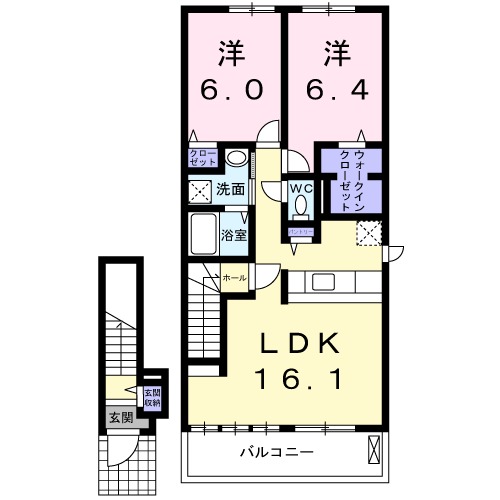 フォルティッシモAの間取り