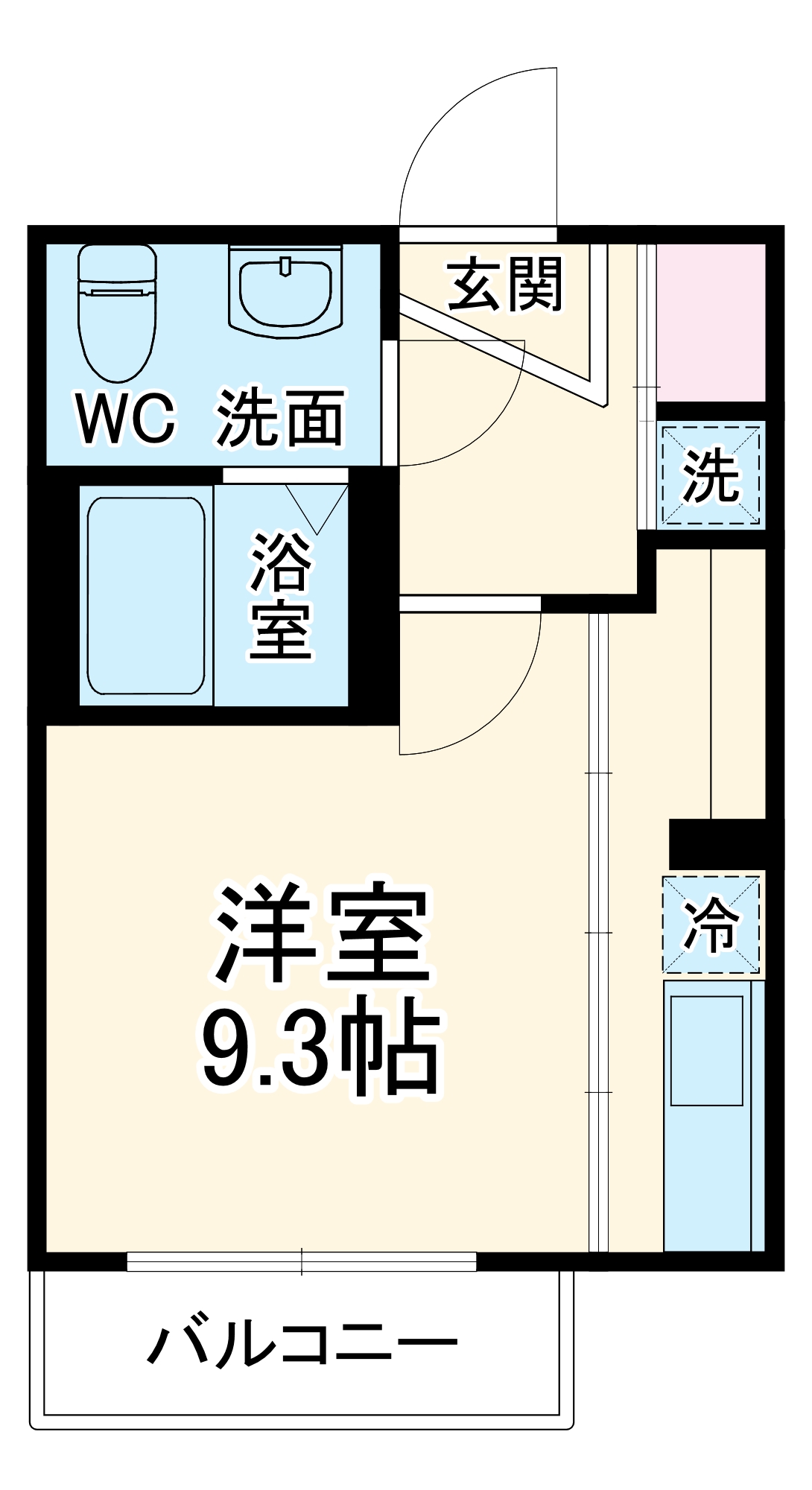 ラフティ湘南Ⅱの間取り