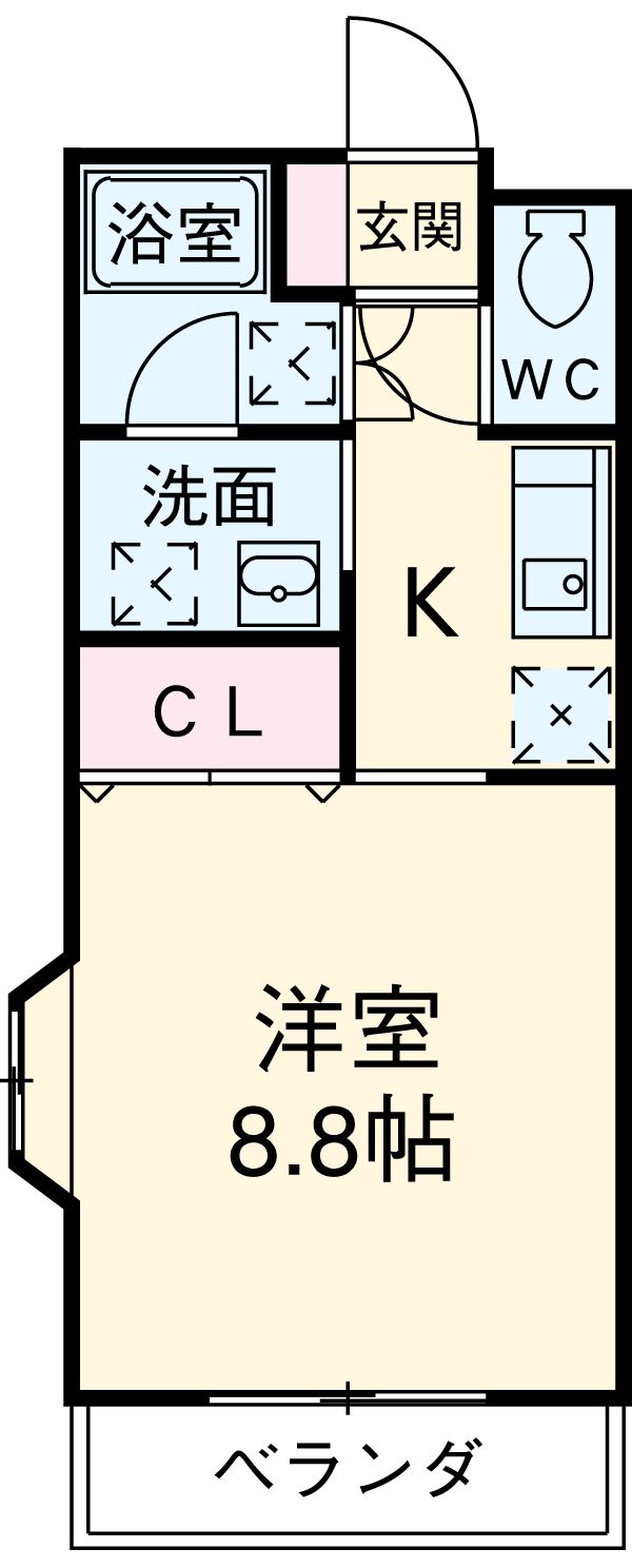 デュオNの間取り