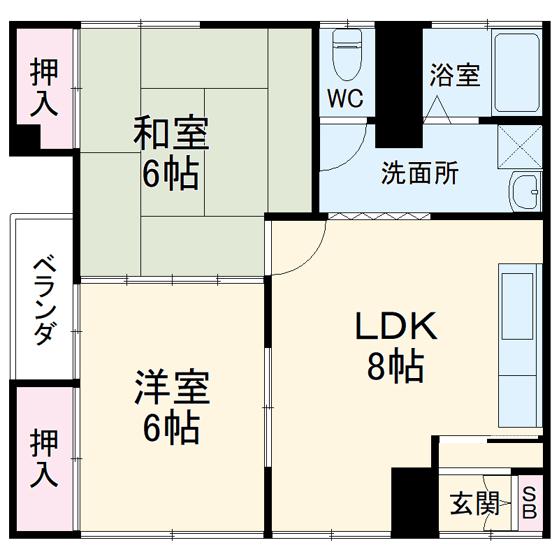 高山ビルの間取り