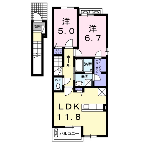 ベルコートの間取り