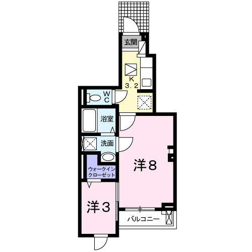 サン　フラッツの間取り