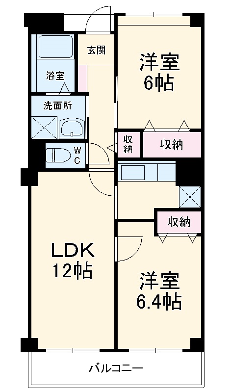 パルテール・ドゥーの間取り