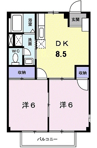 ニューシティハイツの間取り