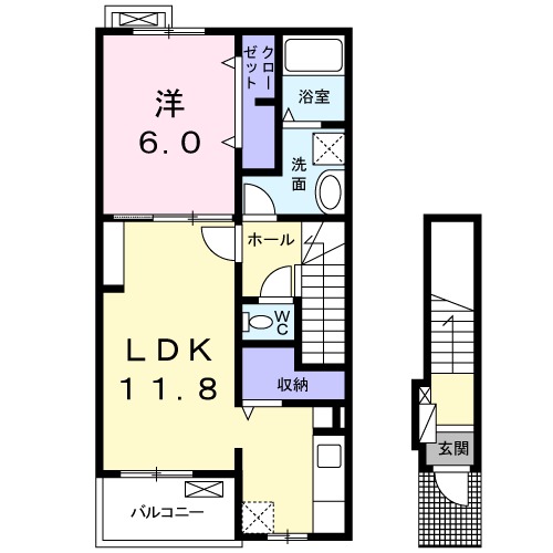 ストーリアⅠの間取り