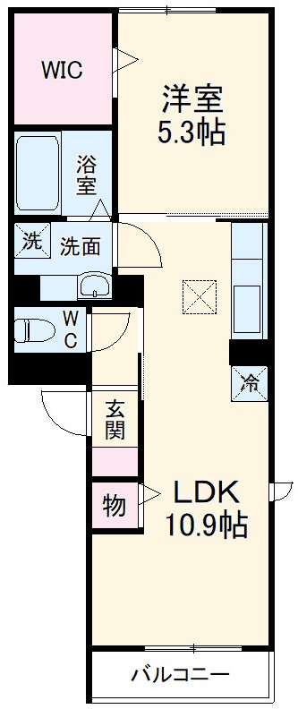 クロシェット町田の間取り
