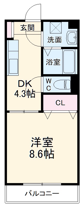 梅の里Ⅰの間取り