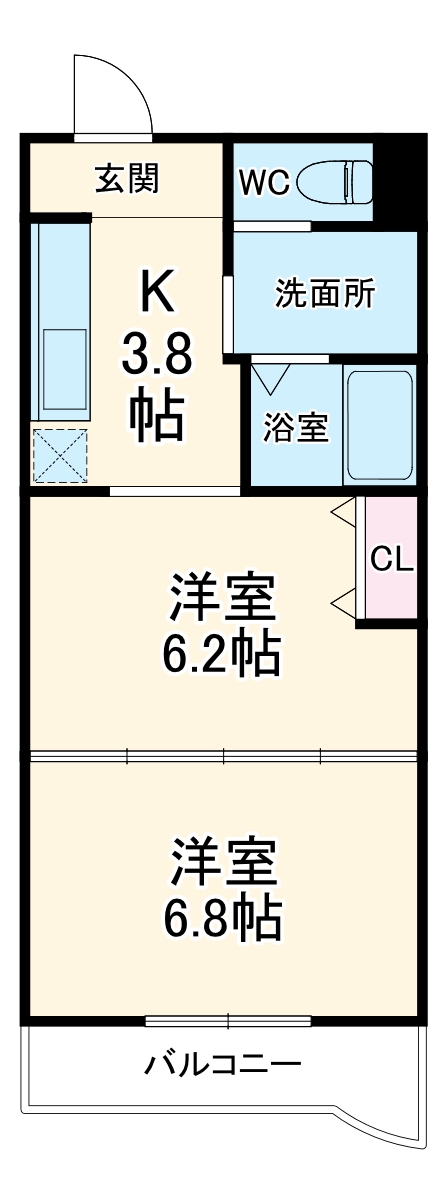 プリムロウズの間取り
