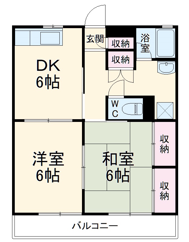 ハウス300の間取り