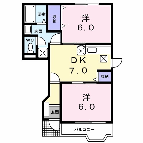 ブルーメンガルテンAの間取り