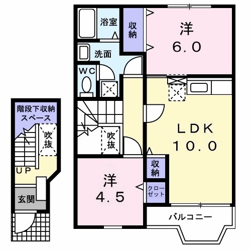 サンパティークの間取り