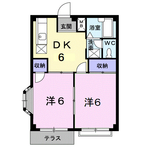 エルディム茂木の間取り