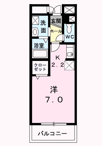 グロウステイト Eの間取り