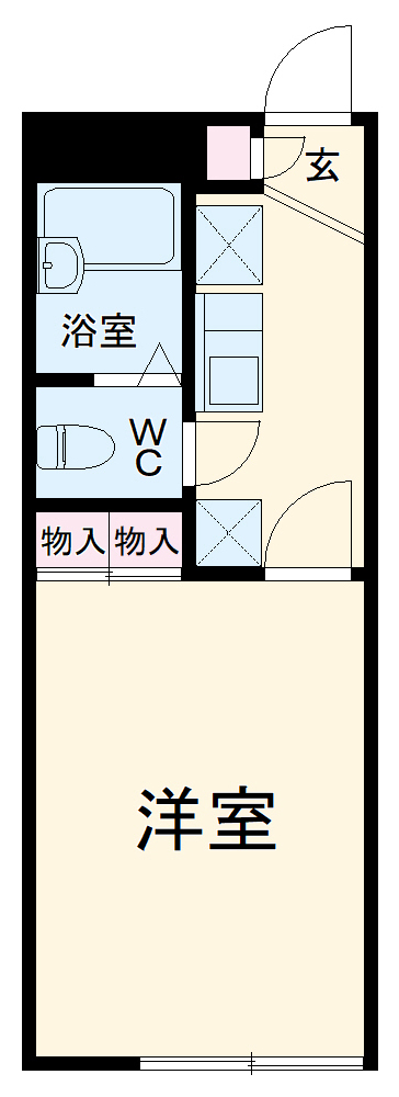 レオパレスリブラの間取り