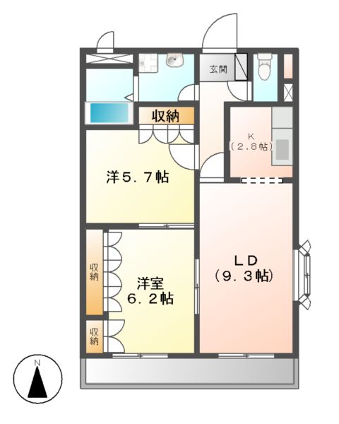 サン・プランドールの間取り