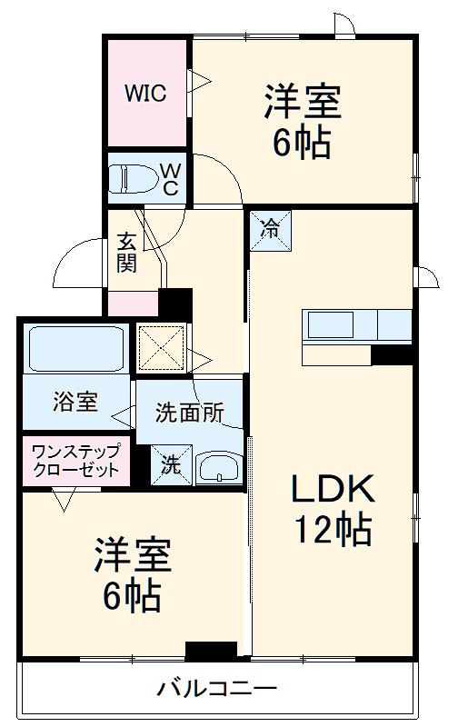パストラル湘南Ⅱの間取り