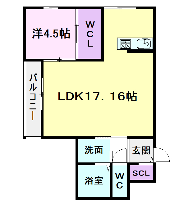 ベルフォーレ雅の間取り
