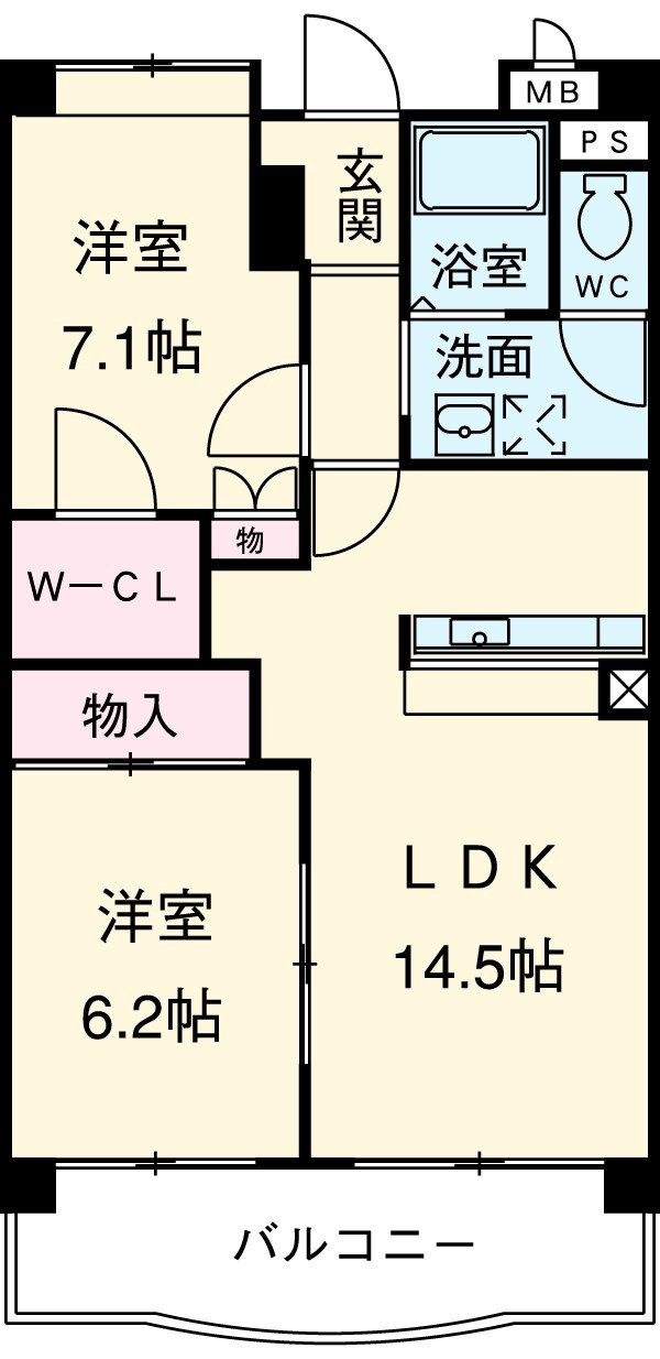クオーリの間取り
