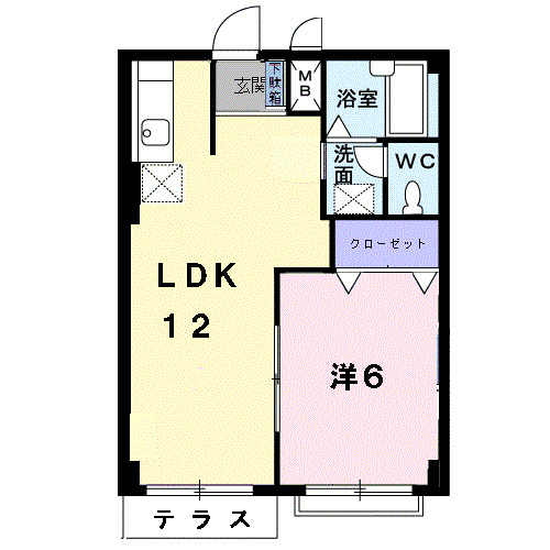 エルディム高橋の間取り
