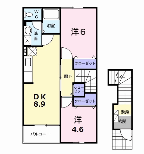 レジデンス久保田の間取り
