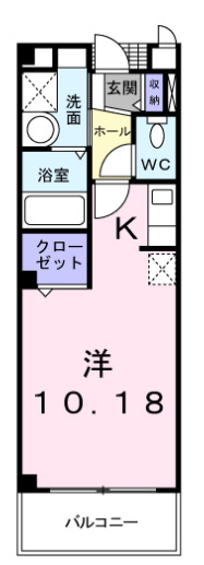 クレメント椿の間取り