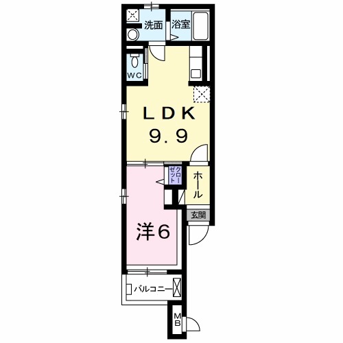 アームズ木更津の間取り