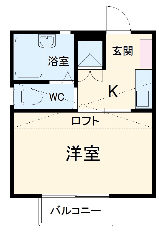 クレールⅠの間取り
