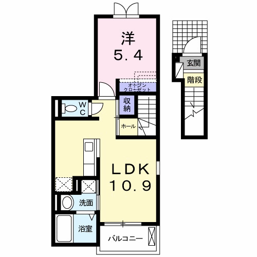 フラン コリーヌの間取り