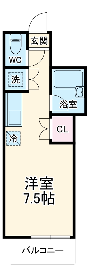 ユーハート横浜霞ケ丘の間取り