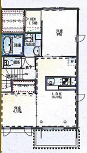 ベルナスⅦの間取り