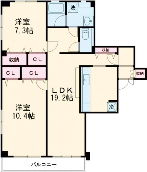 駒沢DSビルの間取り