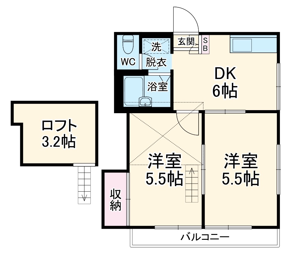 ネオパレス海老名第3の間取り